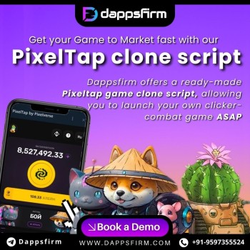 Pixeltap Clone Script: Affordable Solution for start a own telegram clicker Game