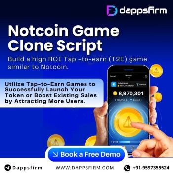 Notcoin Clone Script - Launch Your Own Crypto Clicker Game ASAP