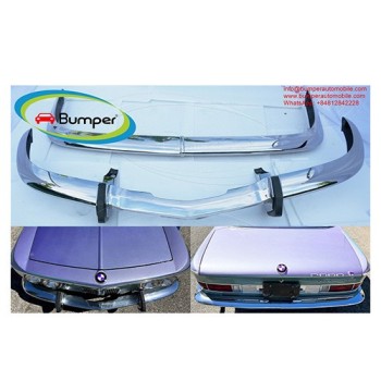 BMW 2000 CS bumpers (1965-1969) by stainless steel 