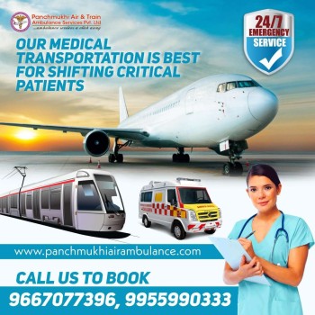 With Reliable Medical Crew Use Panchmukhi Air Ambulance Services in Patna