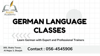 German Language Classes in Sharjah with Summer Discount Call 0564545906