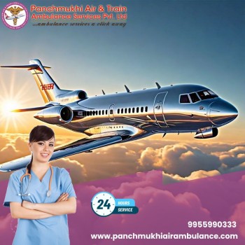 With Critical Care Unit Use Panchmukhi Air Ambulance Services in Chennai