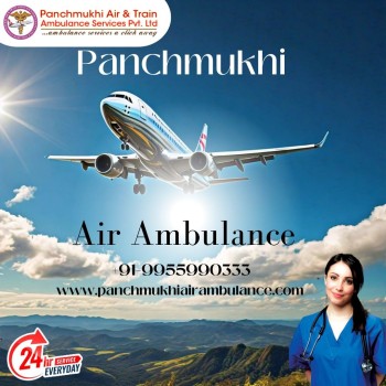 With Splendid Medical Care Take Panchmukhi Air Ambulance Services in Siliguri