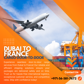 Reliable Door-to-Door Cargo Shipping from Dubai to France