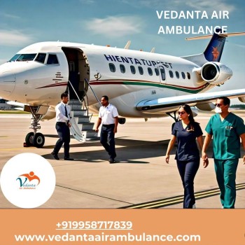 Avail of Life-Care Vedanta Air Ambulance Service in Raipur with Capable Healthcare Support