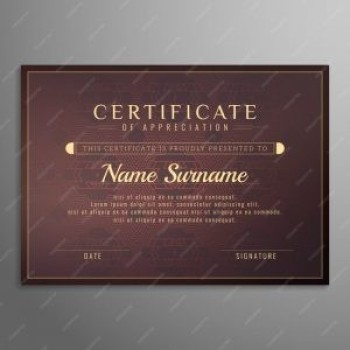 certificate wavecolor