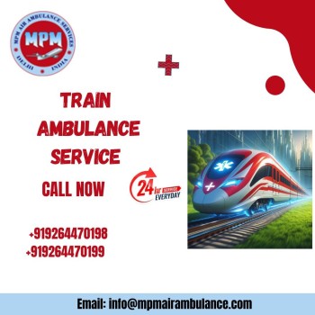 Avail of MPM Train Ambulance Service in Chennai  with world-class Ventilator