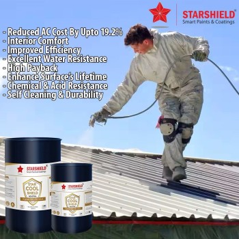 Heat reflective roof paint