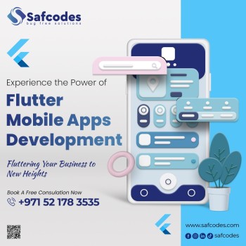 Leading Flutter App Development Company Dubai: Safcodes