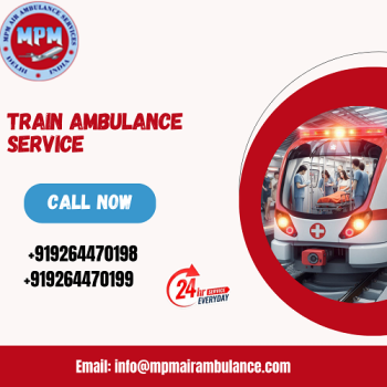 Select MPM Train Ambulance From Delhi To Mumbai For Hi-Tech Medical Tools