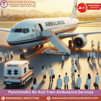 With Advanced ICU Features Take Panchmukhi Air Ambulance Services in Patna