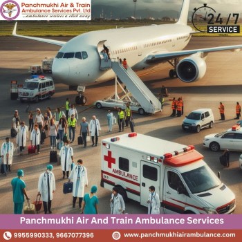 With Life-saving Medical Tools Get Panchmukhi Air Ambulance Services in Delhi