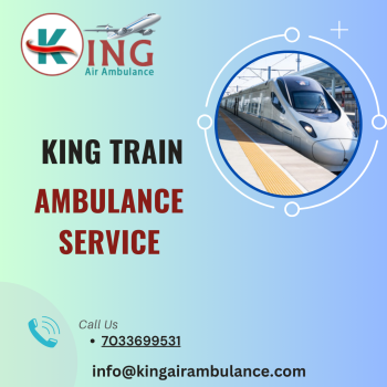 Book King Train Ambulance Service in Delhi With At Low Fare