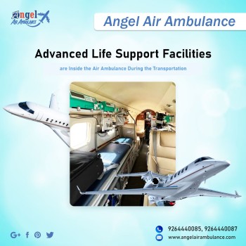 Book Angel Air Ambulance in Patna with Qualified Medical Professionals 