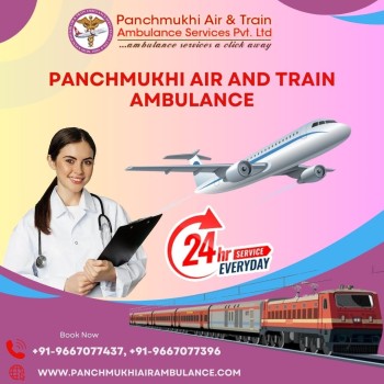 With Fabulous Medical Amenities Take Panchmukhi Air Ambulance Services in Raipur