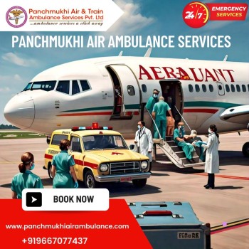 For Superb Medical Cure Use Panchmukhi Air Ambulance Services in Bhopal