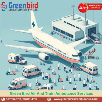 With a Dedicated Healthcare Squad Use Green Bird Air Ambulance Services in Bhopal