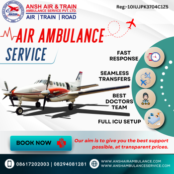 Ansh Air Ambulance Services in Patna - Excellent Life-Saving Method