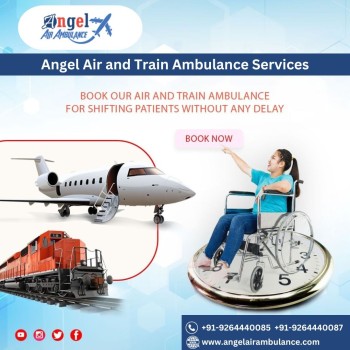 Book Angel Air Ambulance in Patna with Superior Medical Amenities