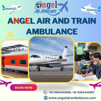 Hire Advanced Angel Air and Train Ambulance Services in Bangalore Budget-friendly