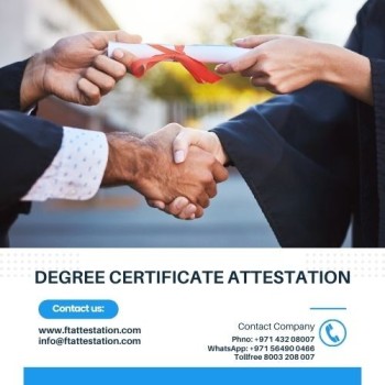 Degree certificate attestation in Sharjah