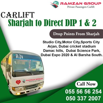 Sharjah to DIP Motor city JVC IMPZ 055 5656254