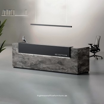 The Nade Reception Desk by Highmoon Office Furniture Manufacturer Dubai- UAE