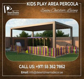 Kids Play Area Wooden Pergola in UAE