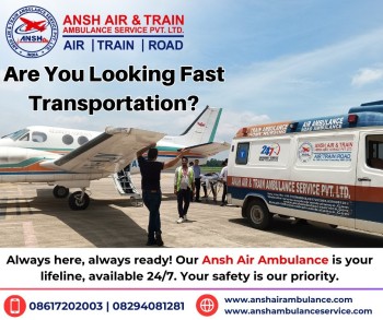 The Latest Medical Advantages Are Provided - Ansh Air Ambulance Stretcher Service in Kolkata