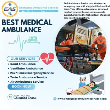 EAS Offers 24/7 Road Ambulance Services in Patna, Ensuring Quick Medical Transport