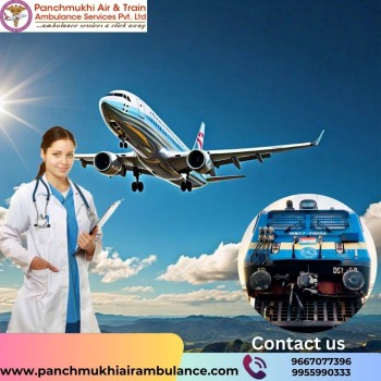 Pick Panchmukhi Air Ambulance Services in Kolkata with Seamless Medical Facility