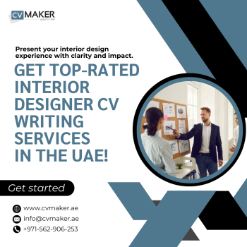 Get Top-rated Interior Designer CV Writing Services In the UAE