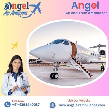 Book Angel Air and Train Ambulance Service in Dibrugarh with Finest Medical Equipment 