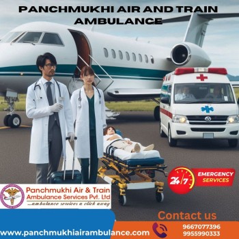 Use Fastest Panchmukhi Air Ambulance Services in Guwahati with Top Medical Professional 