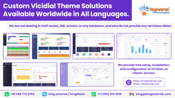 Custom VICIdial Theme Solutions by KingAsterisk Technology!