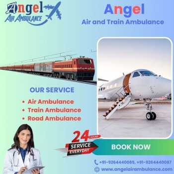 Hire India's Best Angel Air and Train Ambulance Service in Nagpur at Affordable Price