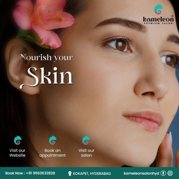 Skin care salon in Kokapet – Kameleon Salon