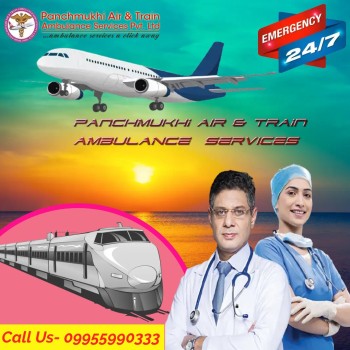 Choose Panchmukhi Air and Train Ambulance Services in Guwahati with Competent Medical Team