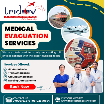 All Medical Tools Heal the Patient’s Situation – Tridev Air Ambulance in Services Ranchi