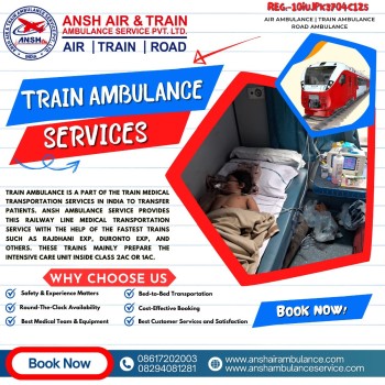 Ansh Air Ambulance Services in Patna - Nobody Prefers Another Medium