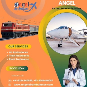 Book Superb Angel Air and Train Ambulance Service in Jamshedpur at a Nominal Cost