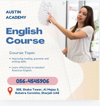 English Classes With Discount in Sharjah Call# 0564545906