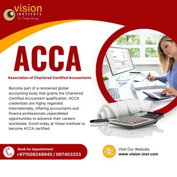 ACCA  Training Providing In Vision Institute  Call 0509249945 