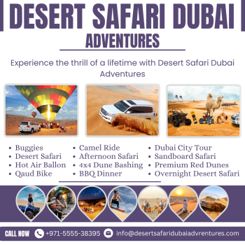 Desert Safari Dubai Adventures | +971 55 553 8395