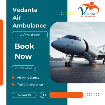 Utilize Vedanta Air Ambulance in Patna with Splendid Healthcare Setup