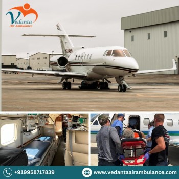 Book Vedanta Air Ambulance in Kolkata with Entire Advanced Healthcare Amenities