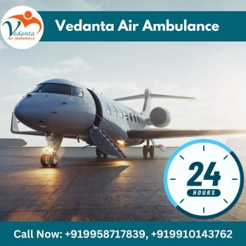 Select Vedanta Air Ambulance in Bhopal with World-class Medical Amenities