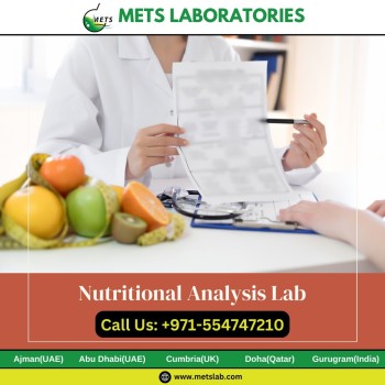 Nutritional Analysis Lab | +971 554747210