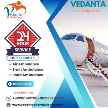 Book Vedanta Air Ambulance Service in Indore for Complicated-free Critical Patient Transfer