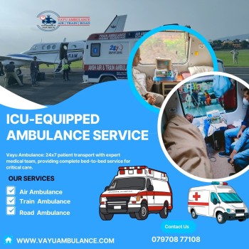 Top Level Vayu Ambulance Services in Darbhanga - A Great ICU Setup